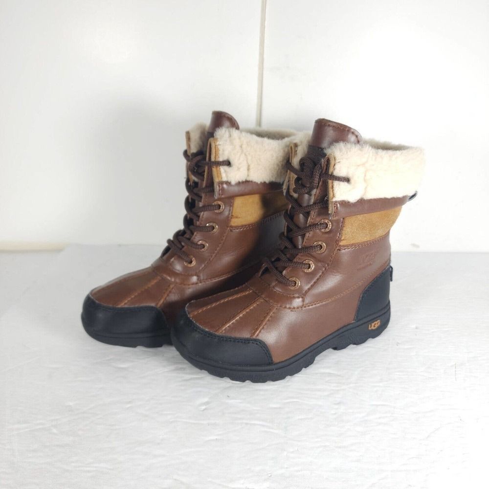 UGG Brown and Cream Kids Boots